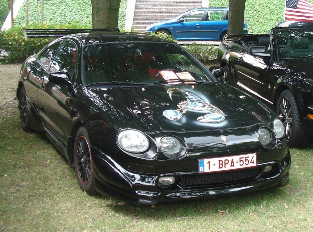 Toyota Celica, Auto's, Voorwielaandrijving, Stof, Sound system, Zwart