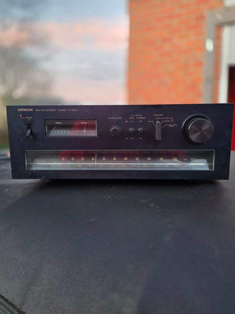 HITACHI FT 440 - Tuner, Enlèvement ou Envoi, Utilisé, Analogique