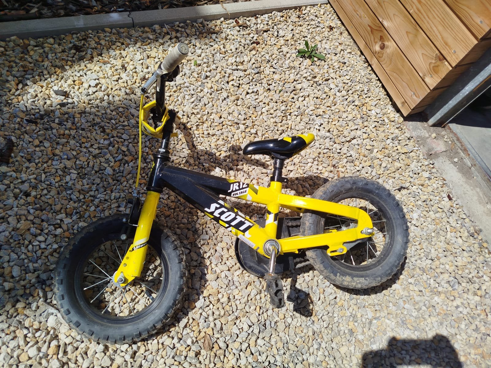Fiets scott 12 inch, Enlèvement, Utilisé, Frein à rétropédalage, Moins de 16 pouces