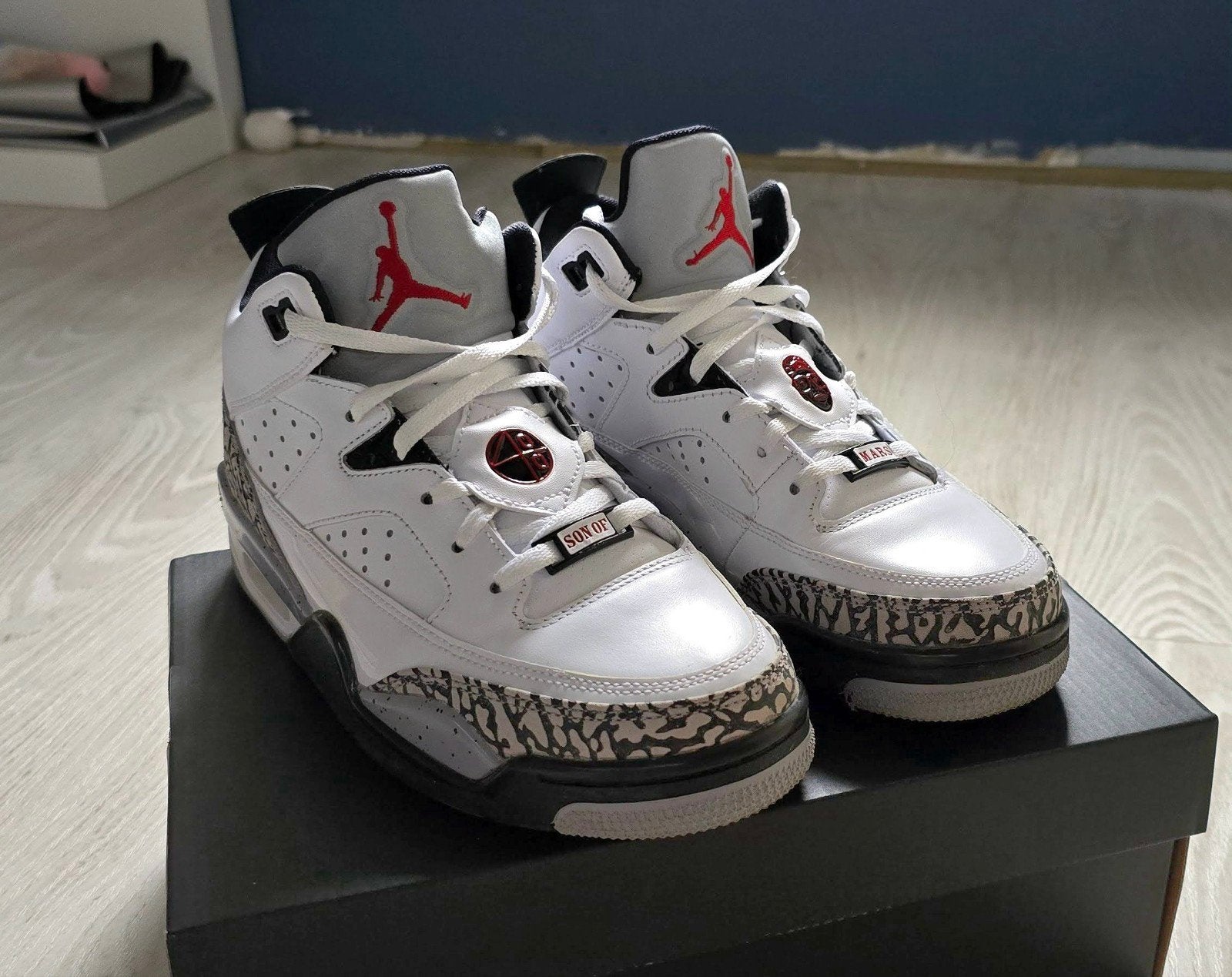 Nike Jordan Son of Mars Low pointure 38 état neuves, Enlèvement ou Envoi, Comme neuf, Nike air jordan, Blanc