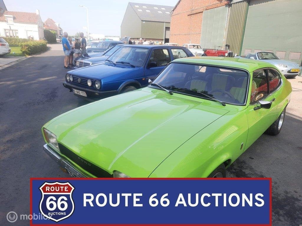 Ford Capri II 2600 | 1977 | Route 66 Auctions, Achat, Entreprise, Boîte manuelle, Autre carrosserie