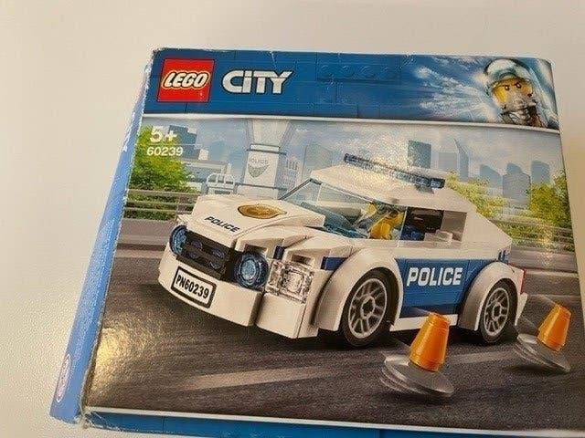lego city - politie auto - 60239, City, Lego, Ensemble complet, Comme neuf