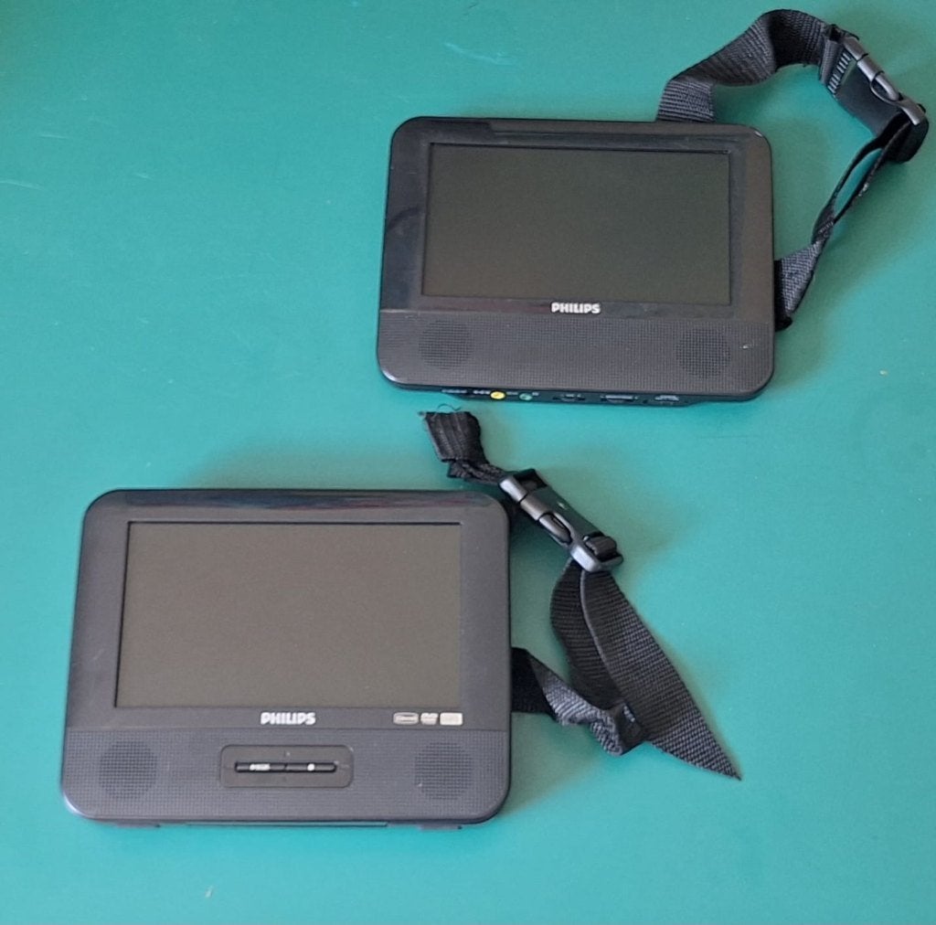 Écrans DVD portables auto PHILIPS PET7402D/12, Audio, Tv en Foto, Overige Audio, Tv en Foto, Ophalen, Gebruikt