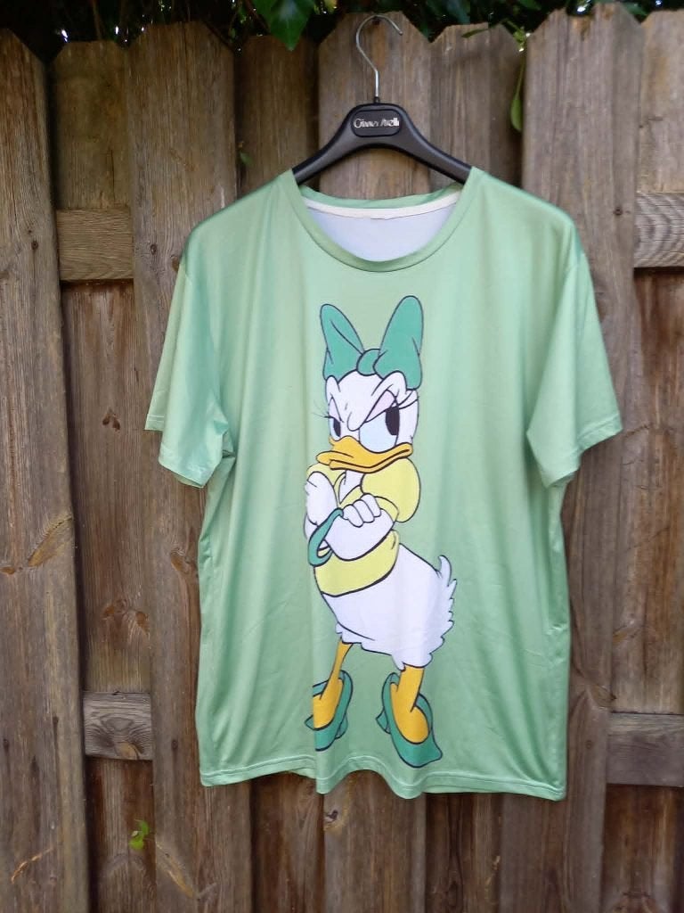 T-shirt Duck, past voor maat 48, soepele synthetische stof, Kleding | Dames, T-shirts, Ophalen, Maat 46/48 (XL) of groter