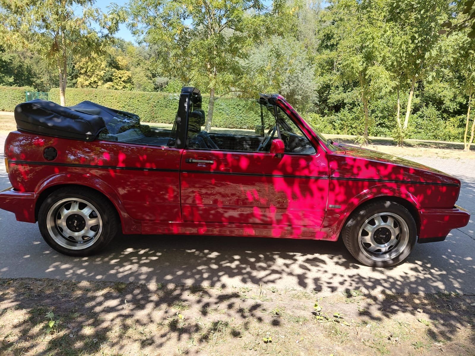 vw golf1 cabrio karmann, Auto's, Voorwielaandrijving, Stof, Zwart, 4 cilinders