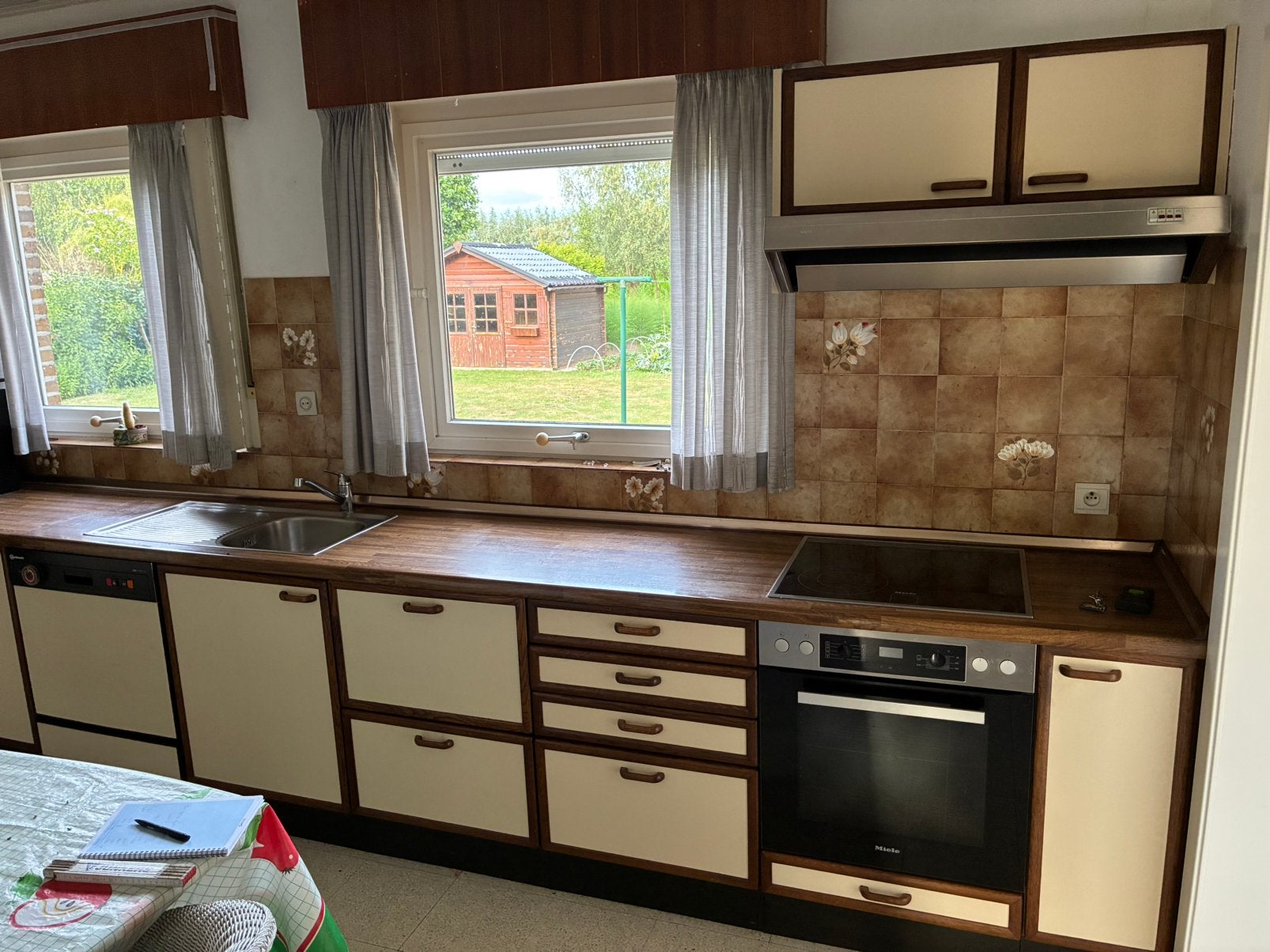 Combi oven + kookplaat, Ophalen, Gebruikt