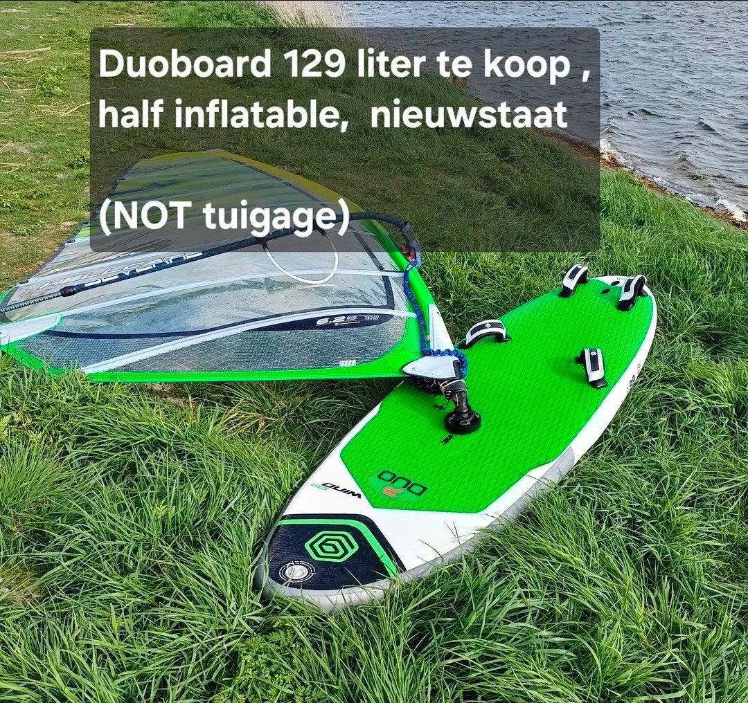 Windsurfboard > inflatable/hard concept > compact !, Ophalen, Zo goed als nieuw