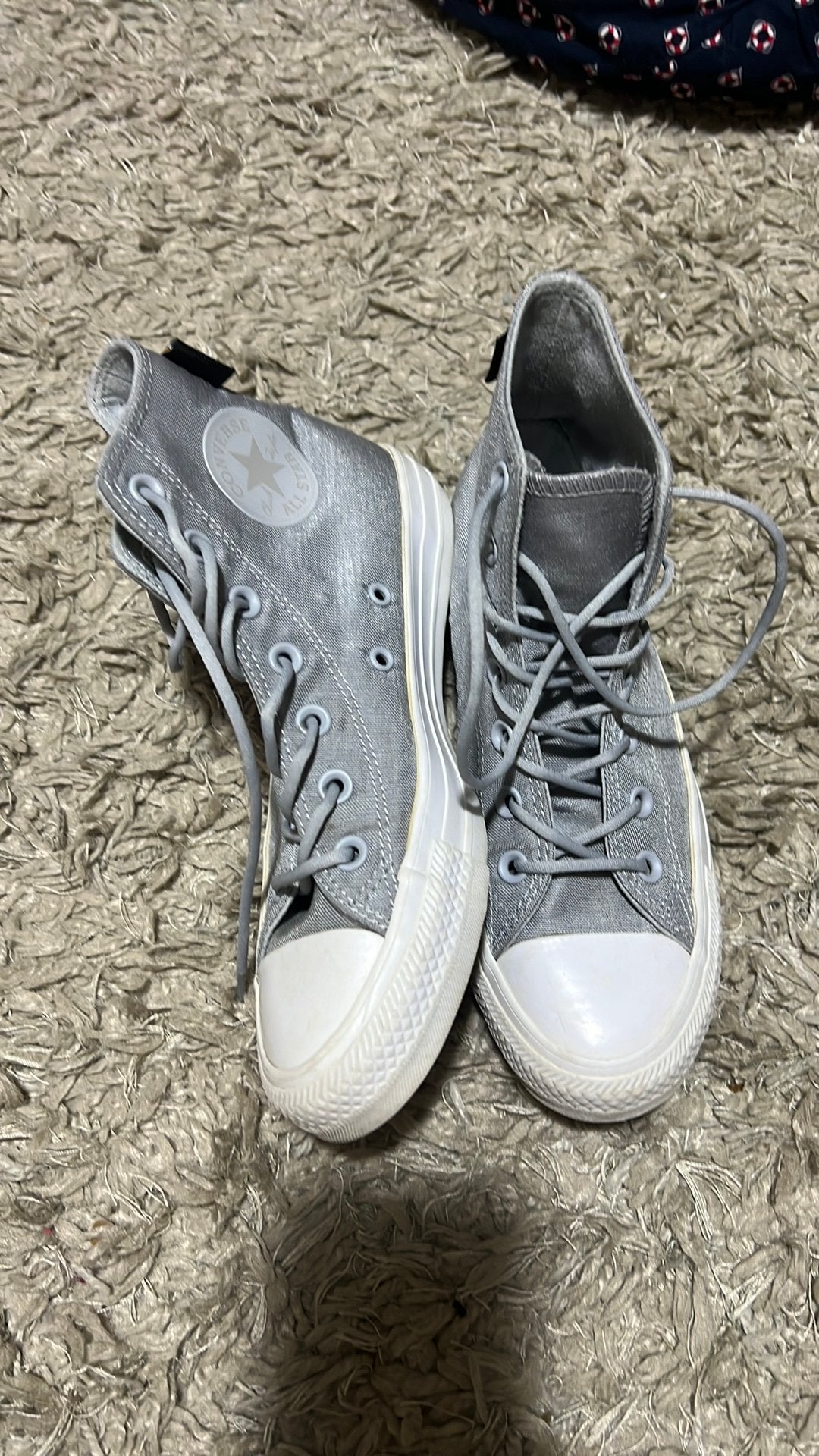 Converse Chuck Taylor High Cordura Grijs • Maat 37.5, Enlèvement, Comme neuf, Gris
