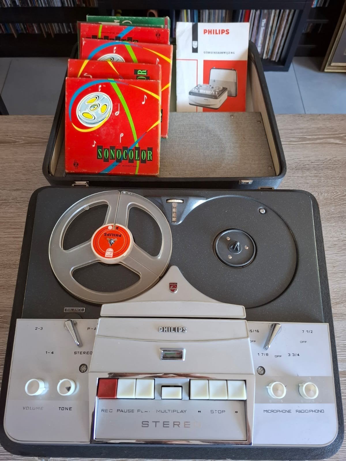 Magnétophone Philips 3534A, TV, Hi-fi & Vidéo, Enlèvement, Philips, Magnétophone