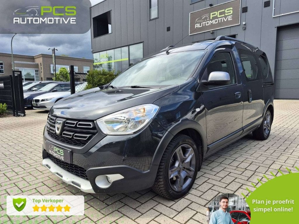 Dacia Dokker Stepway 1.2 TCe / 136.000KM / 2017, Auto's, Dacia, Bedrijf, Te koop, Dokker, Bluetooth, Isofix, Radio, Benzine, Euro 6