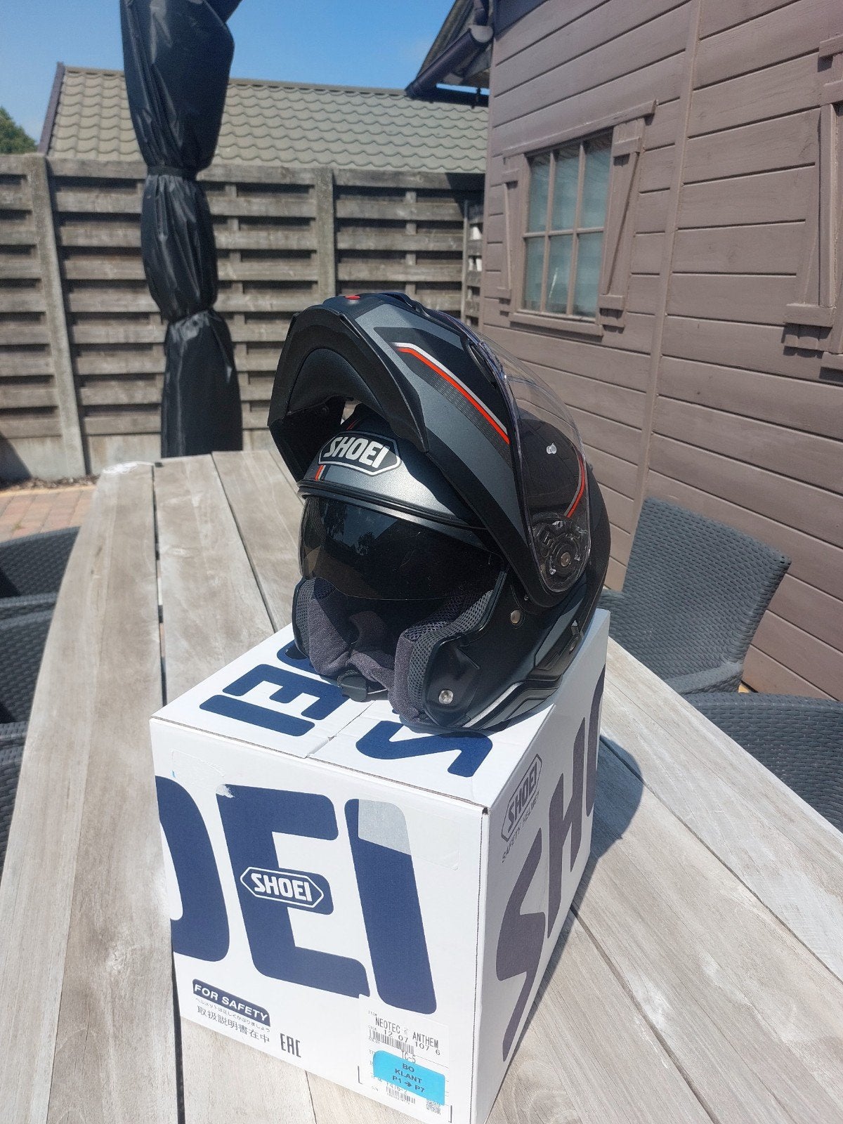 SHOEI Neotec II / Neotec systeemhelm, Motos, Enlèvement, Neuf, sans ticket, Casque système, Shoei