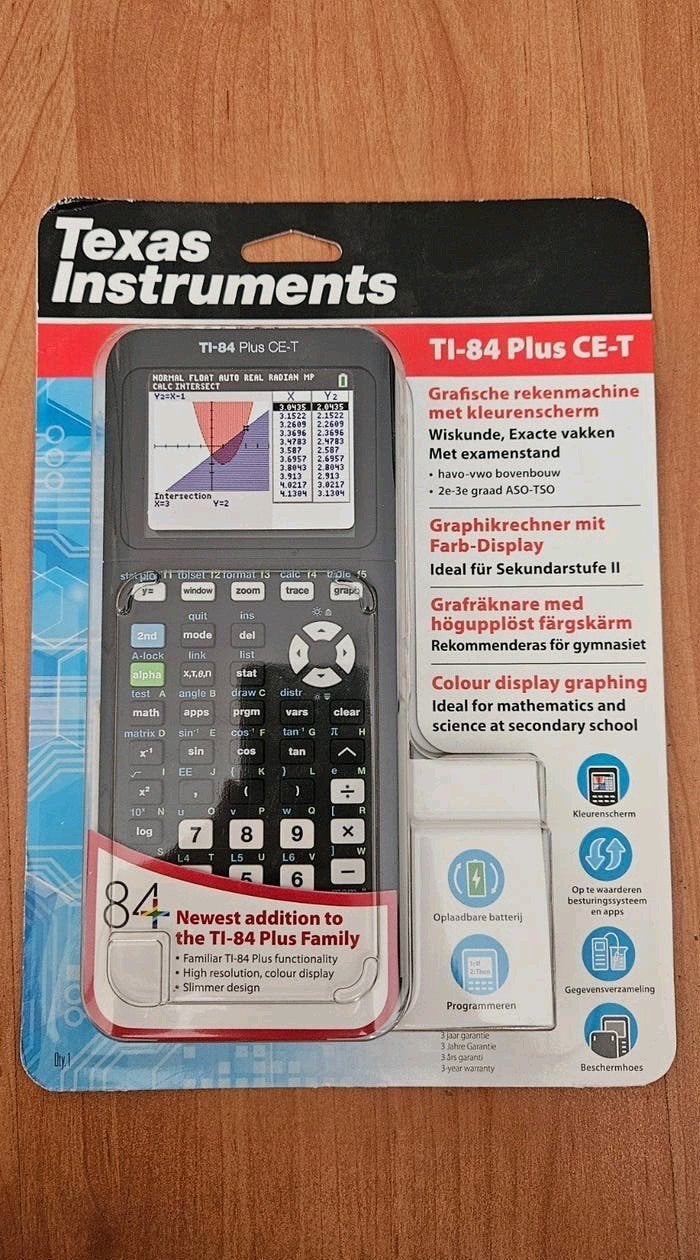 Texas Instruments TI 84 Plus CE-T nieuw, Ophalen of Verzenden