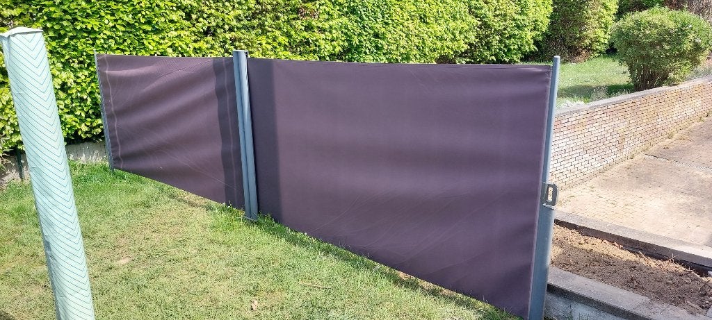 Uittrekbaar windscherm 600cm (privacy), Ophalen, Uittrekbaar, Gebruikt