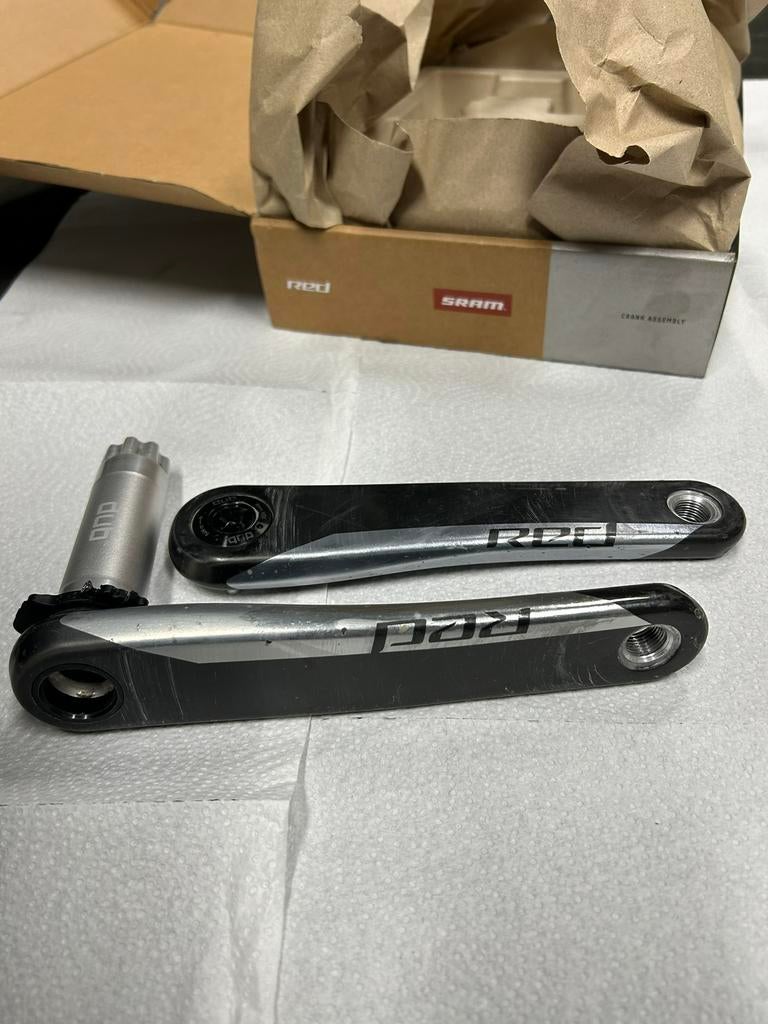 Crankarmen Sram Red D1 175mm, Fietsen en Brommers, Fietsonderdelen, Ophalen, Gebruikt, Crankstel of Pedalen