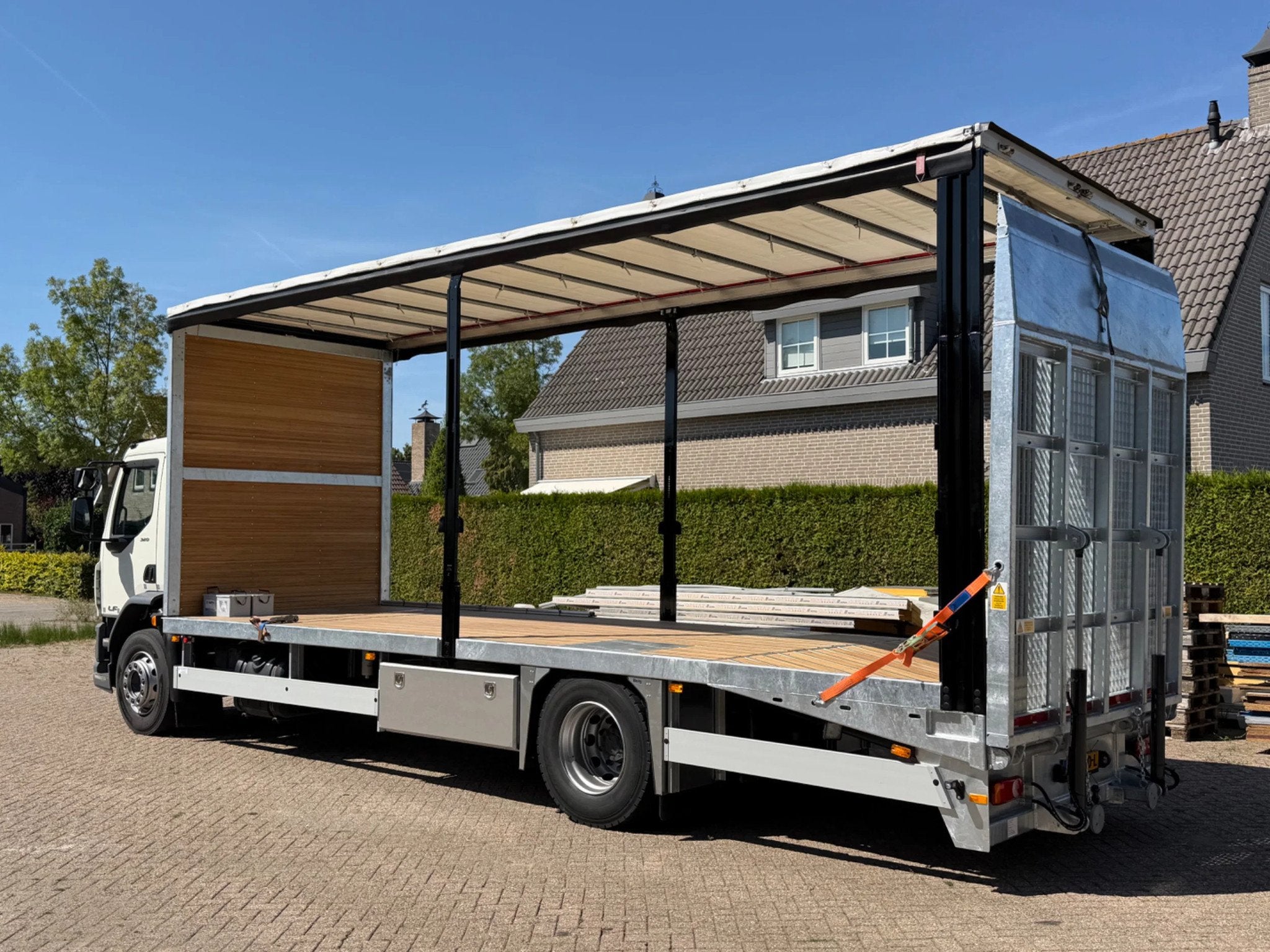 DAF DAF LF320.19 LF320.19 EURO6. 2021 OPRIJWAGEN met Schuifz, Autos, 7860 kg, Autres carburants, 6 cylindres, Daf