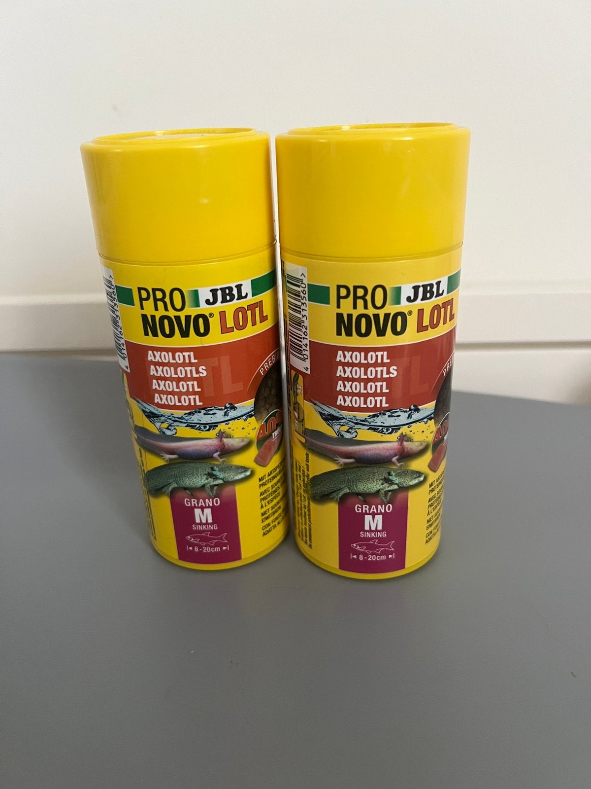 2 nieuwe potjes axolotl eten, Animaux & Accessoires, Enlèvement ou Envoi, Neuf, Autres types, JBL