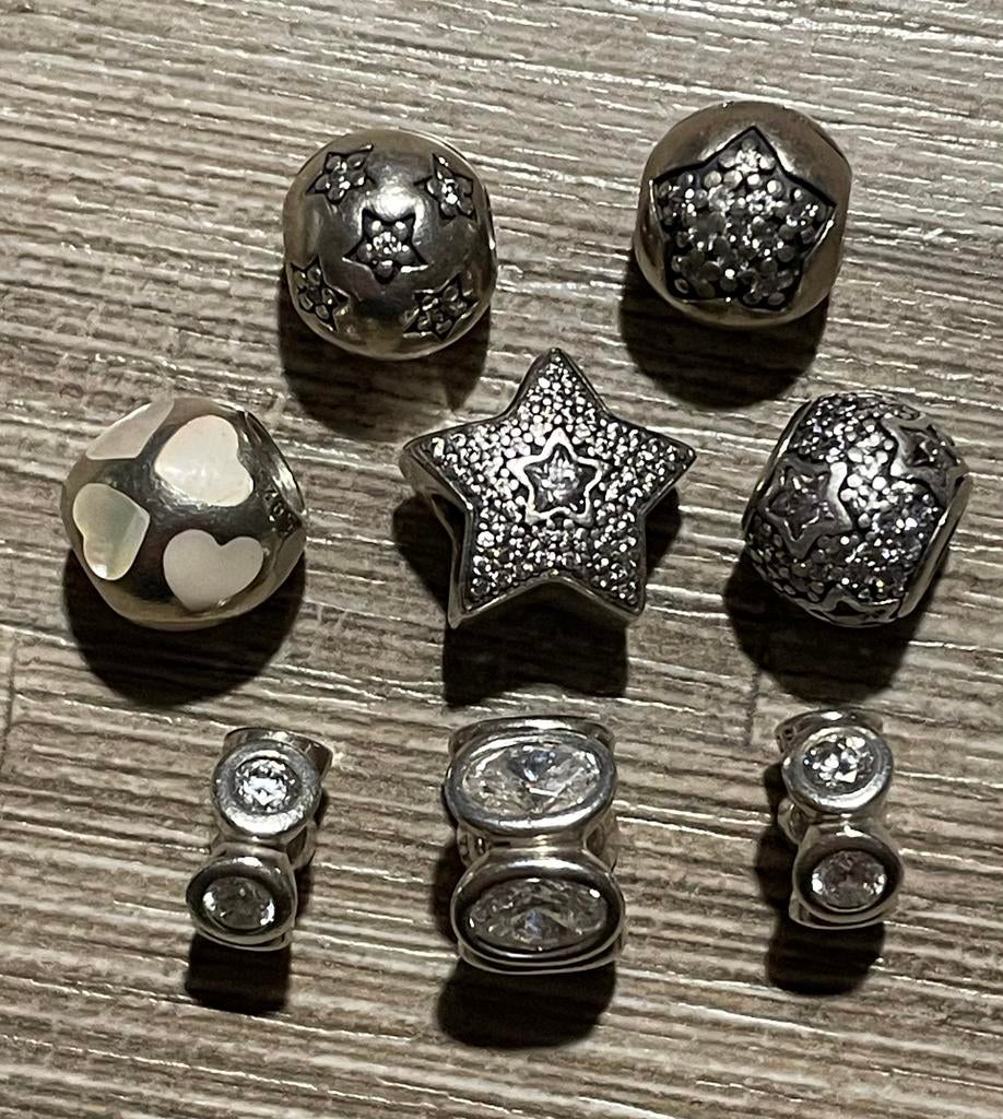 Echte Pandora bedels 925 zilver - Nieuwstaat, Enlèvement, Comme neuf, Argent, Pandora