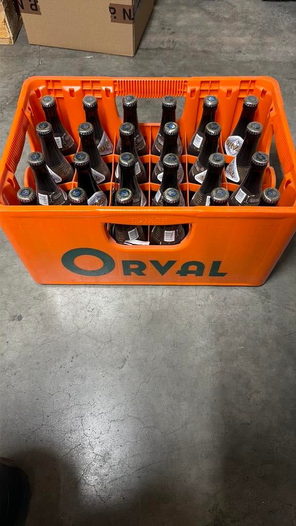 ORVAL CASIER (24x33cl) date : 15/5/23 a 15/5/28, Enlèvement, Neuf, Bouteille(s), Autres marques