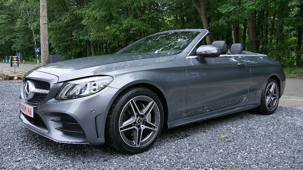 MERCEDES C200 CABRIO AMG AUTOMAAT 2023 26DKM 12M GARANTIE, Auto's, Automaat, Achterwielaandrijving, 170 g/km, Cabriolet