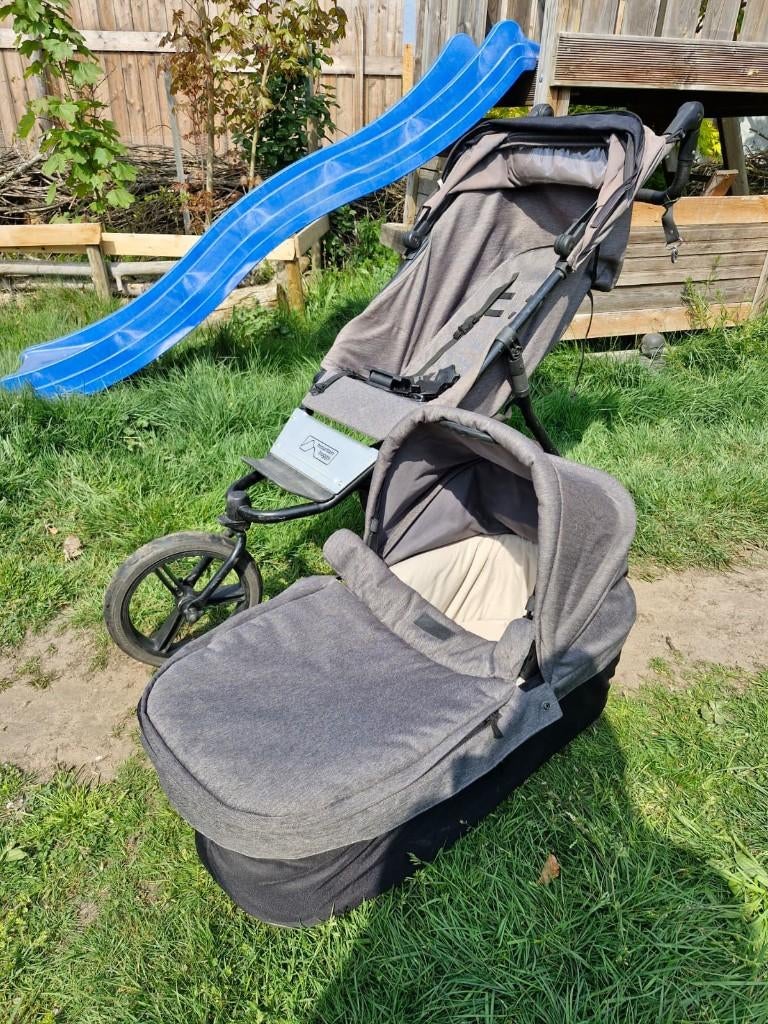 Buggy (mountain buggy) top buggy met reiswieg en hangmatje, Enfants & Bébés, Poussettes & Combinaisons, Autres marques, Tige de poussée réglable