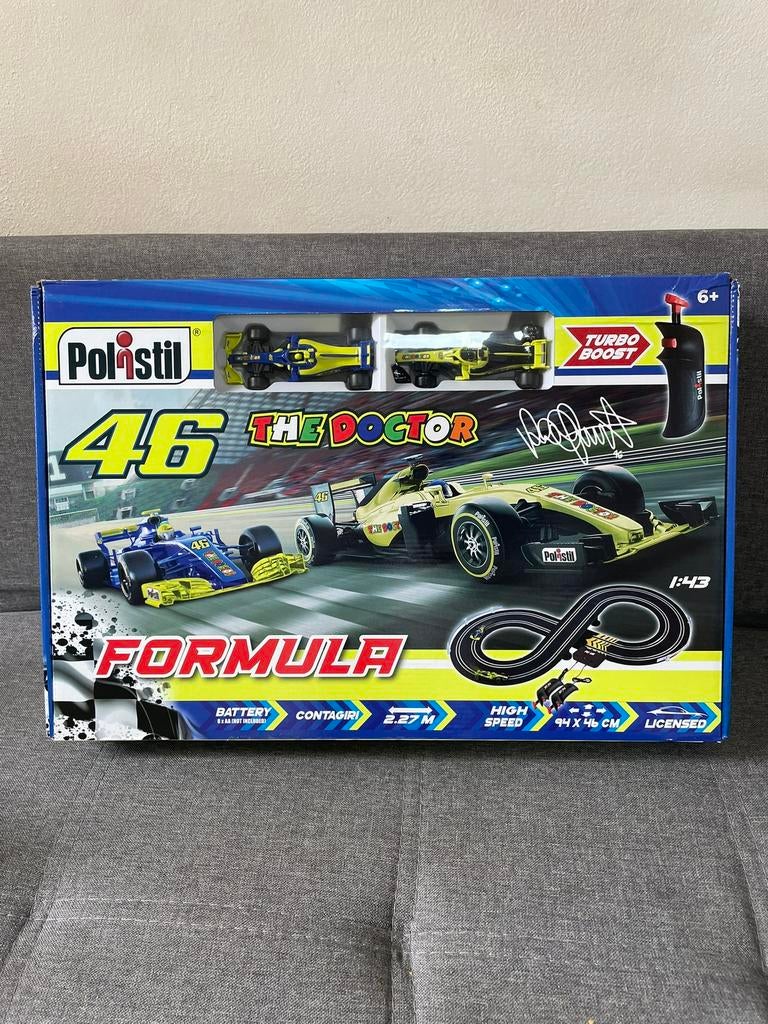 Polistil Formula 46 "The Doctor" Slot Car Racing Set (1:43), Enlèvement ou Envoi, Neuf
