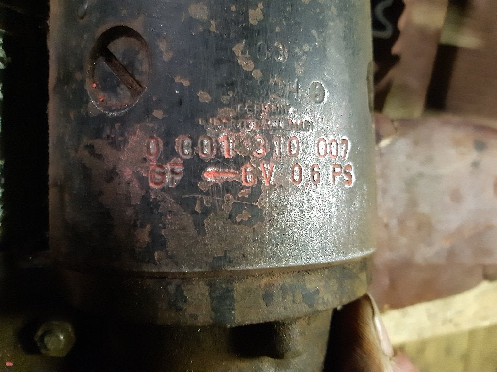 Démarreur BOSCH , 6 volt 0-001-310-007, SR12X, 16355, 0,6PS, Auto-onderdelen, Ophalen of Verzenden, Volkswagen
