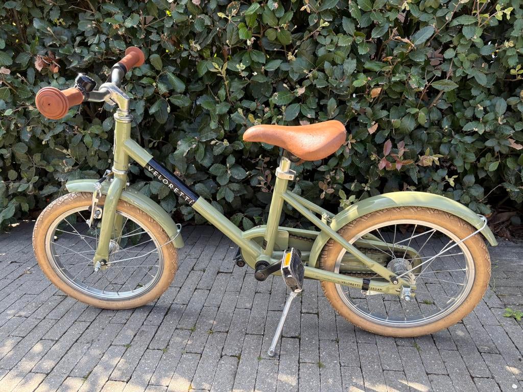 Prachtige kinderfiets veloretti, Ophalen, Zo goed als nieuw, Terugtraprem, 16 tot 20 inch