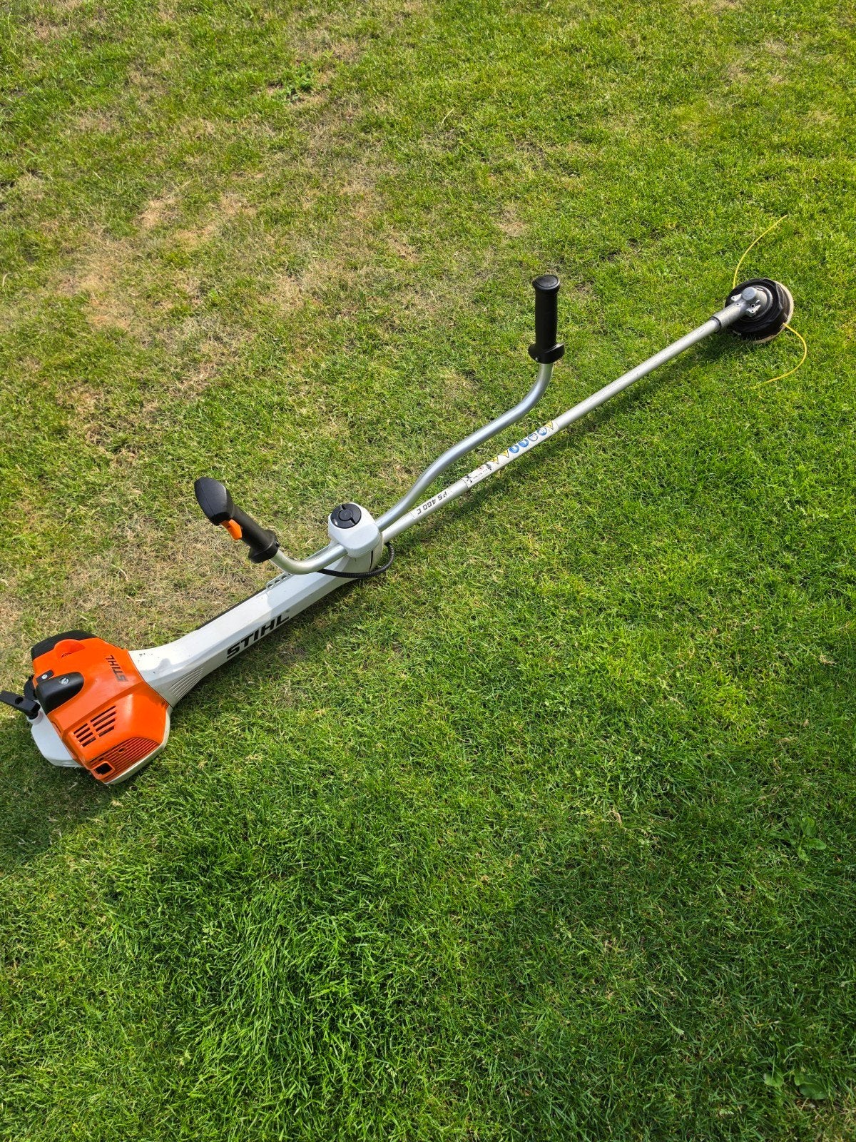 Stihl fs460 bosmaaier, Ophalen