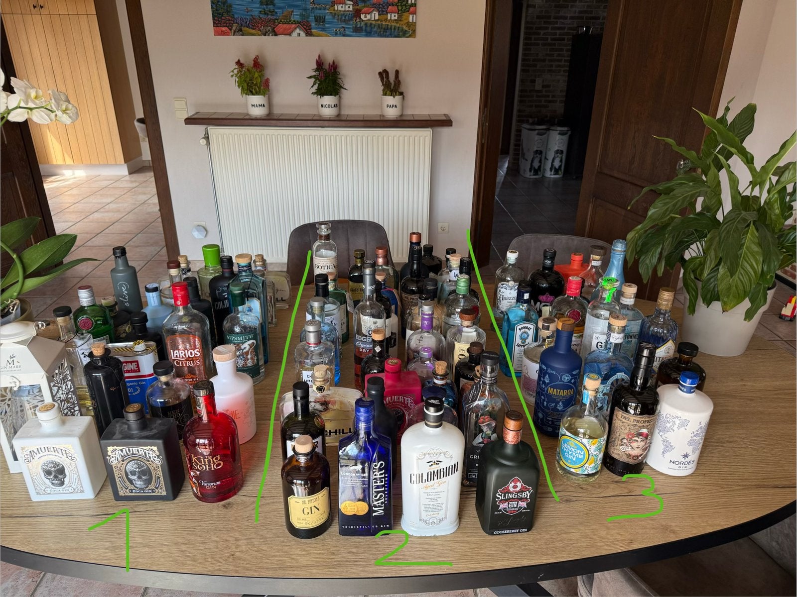 Complete gincollectie – 80 geopende flessen – één bundel, Verzamelen, Ophalen