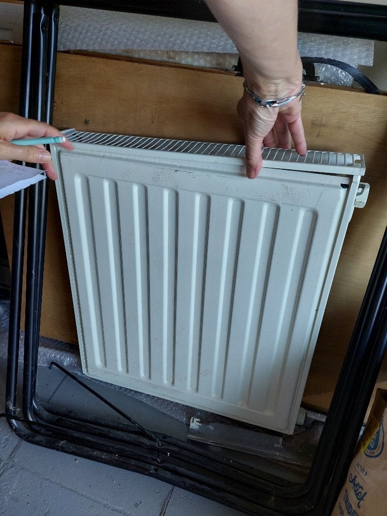 Radiator 45 cm x 52 cm, Doe-het-zelf en Bouw, Ophalen, 30 tot 80 cm, Gebruikt, Radiator