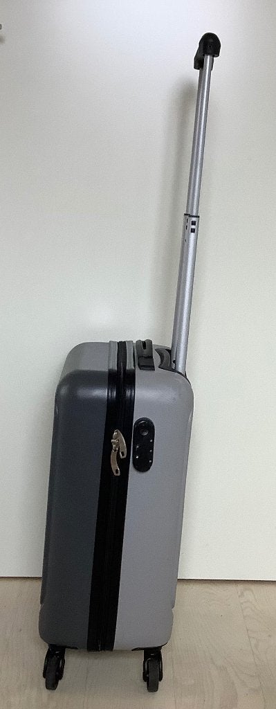 Handbagage met cijferslot  tweekleurig, Ophalen, Zo goed als nieuw, Wieltjes