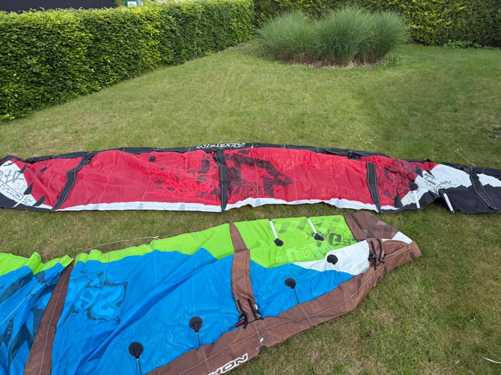 North Vegas 7 en 9m voor bar met 5 lijnen, Utilisé, Kite, 7 m², Enlèvement