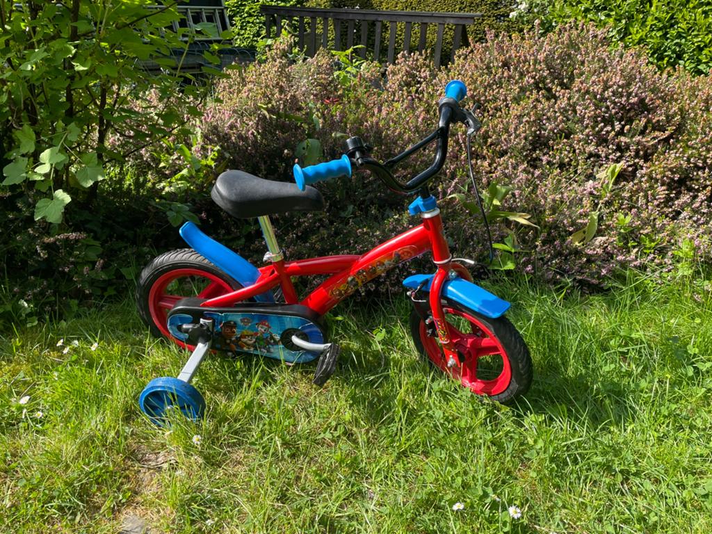 Vélo enfants 12 pouces, Enlèvement, Utilisé