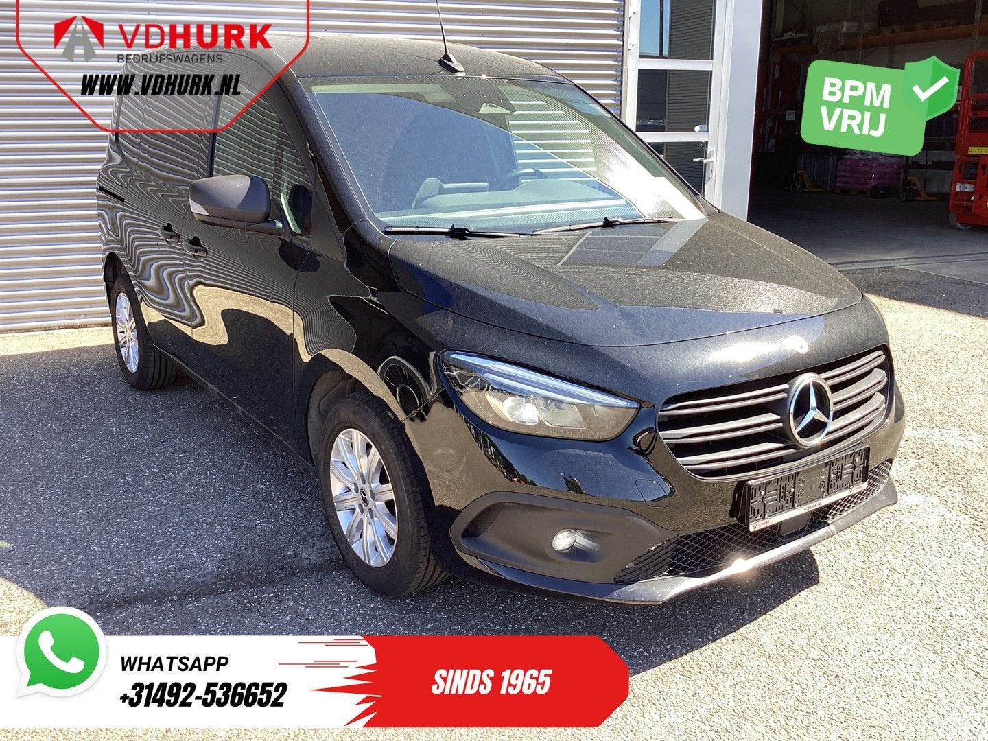 Mercedes-Benz Citan 112 CDI Aut. LED/ Stoelverw./ Keyless/ C, Automaat, Zwart, Mercedes-Benz, Bedrijf