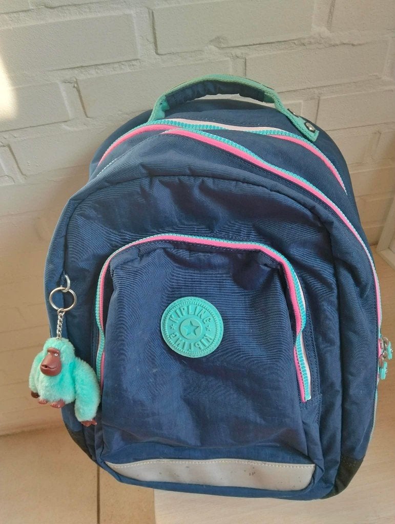 Boekentas Kipling CLASS ROOM Resort Navy / Groot, Handtassen en Accessoires, Ophalen, Blauw, Aktetas of Boekentas, 40 tot 50 cm