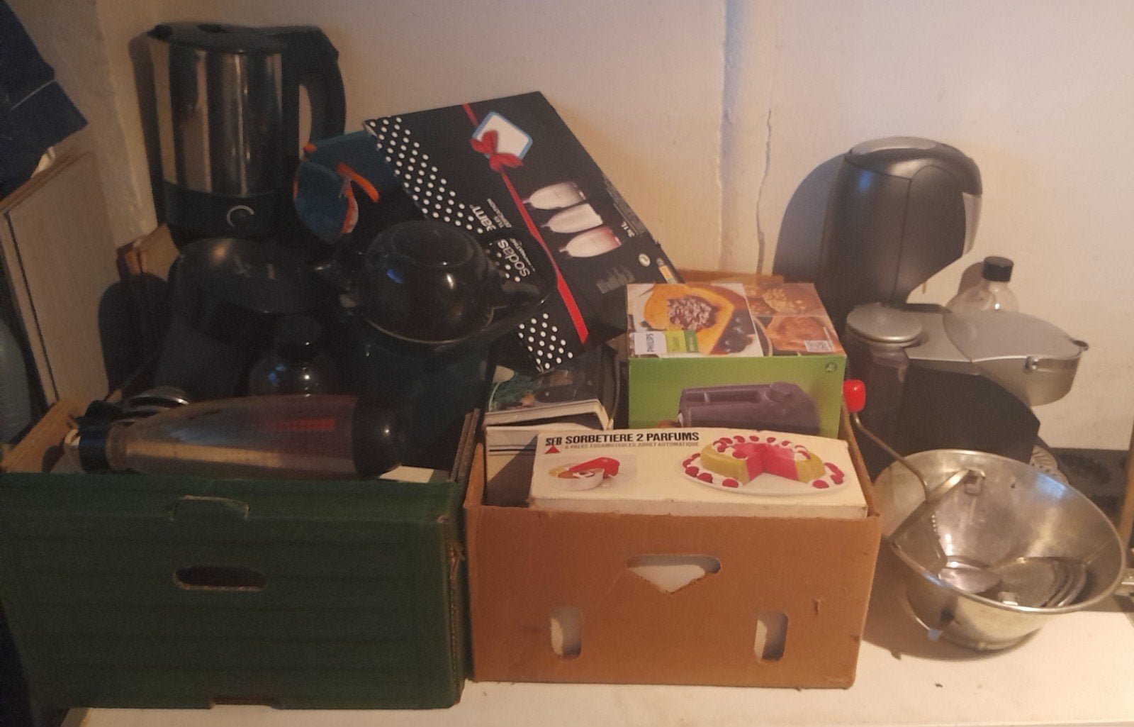 Lot vintage electro ménager grill pain percolateur raclette, Enlèvement