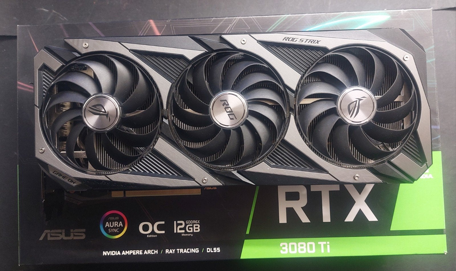 ASUS ROG Strix GeForce RTX 3080 Ti OC Edition 12GB, Informatique & Logiciels, Enlèvement, Utilisé, Nvidia