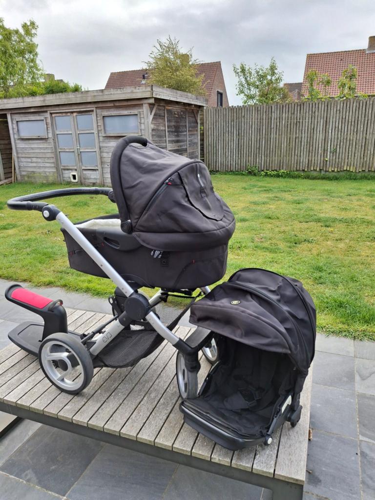 Mutsy evo. Buggy draagmand en zitbankje, Enfants & Bébés, Enlèvement, Mutsy