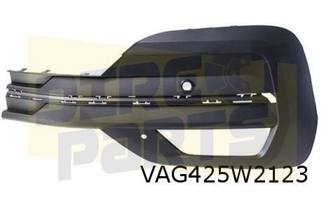 Volkswagen T6.1 (11/19-) mistlampgrille Links (bij PDC) (9B9, Auto-onderdelen, -, -, Nieuw, Bumper