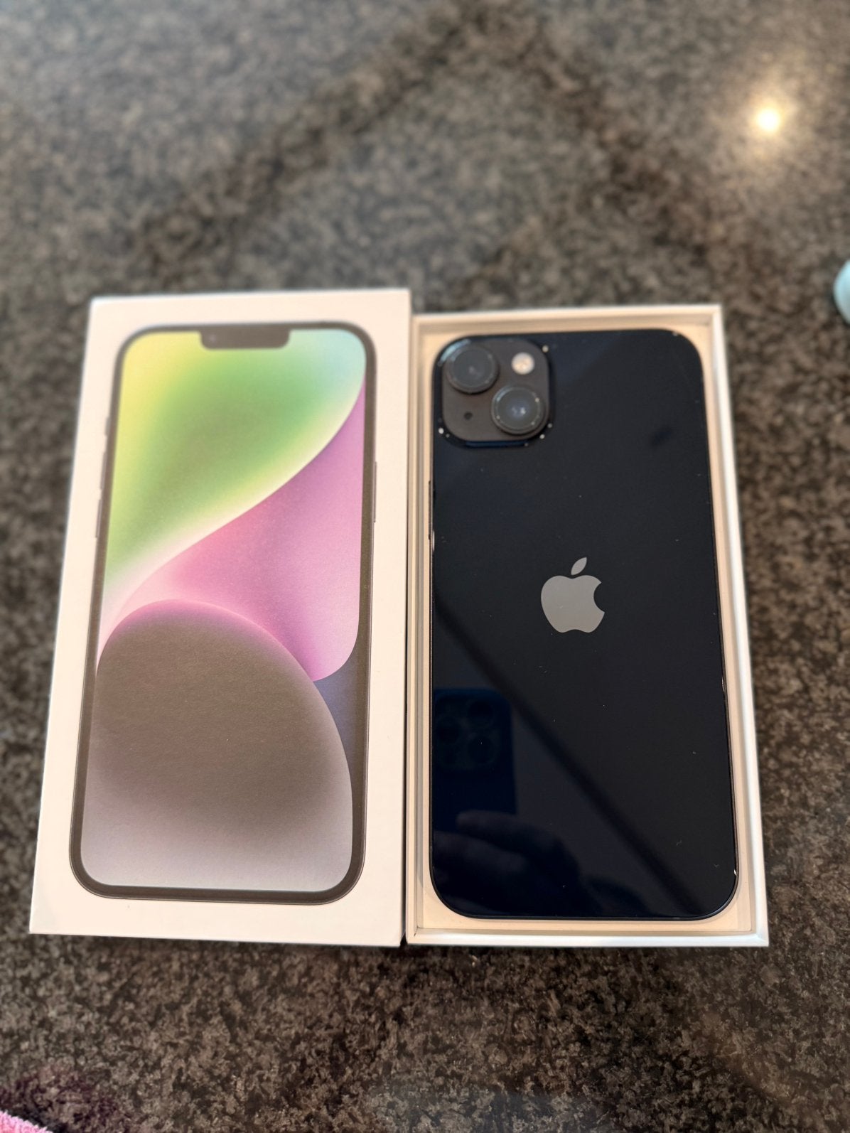 Iphone 14 plus - noir minuit - 256 Go, Ophalen, Zo goed als nieuw, Groen, IPhone 14