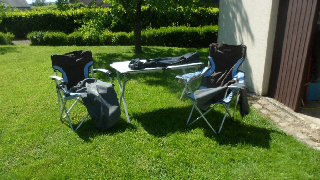 table et  sièges de camping, Caravanes & Camping, Enlèvement, Comme neuf, Autre
