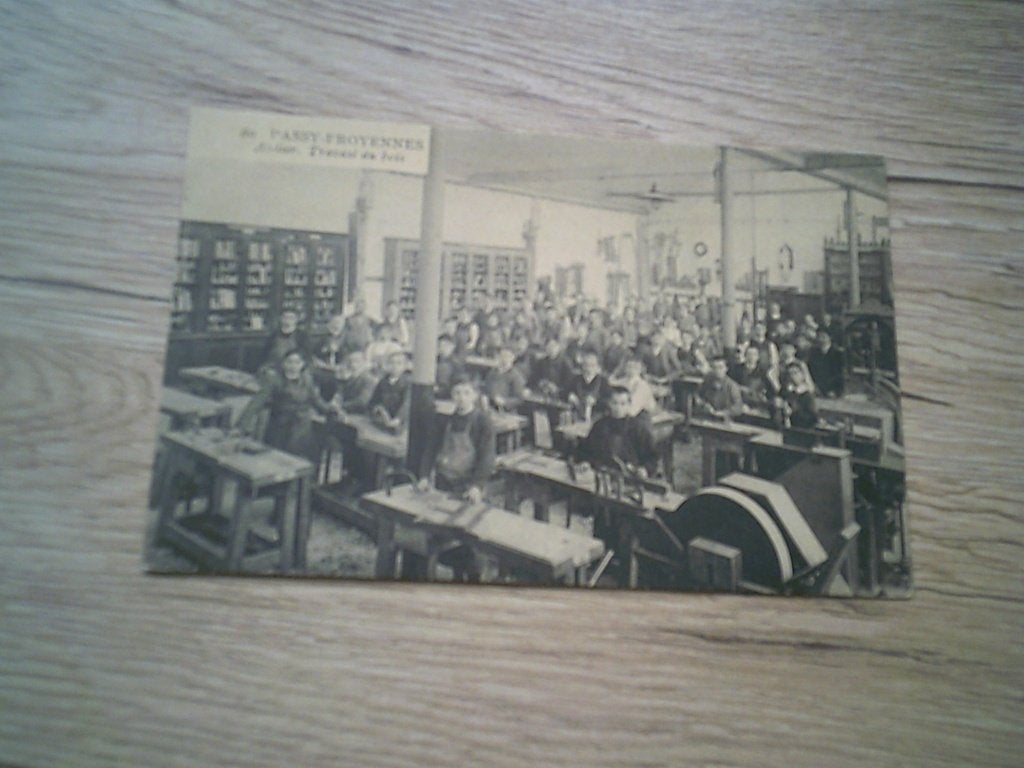PASSY-FROYENNES: N 60 - Atelier - Travail du bois, Enlèvement ou Envoi, Avant 1920, Non affranchie, Hainaut