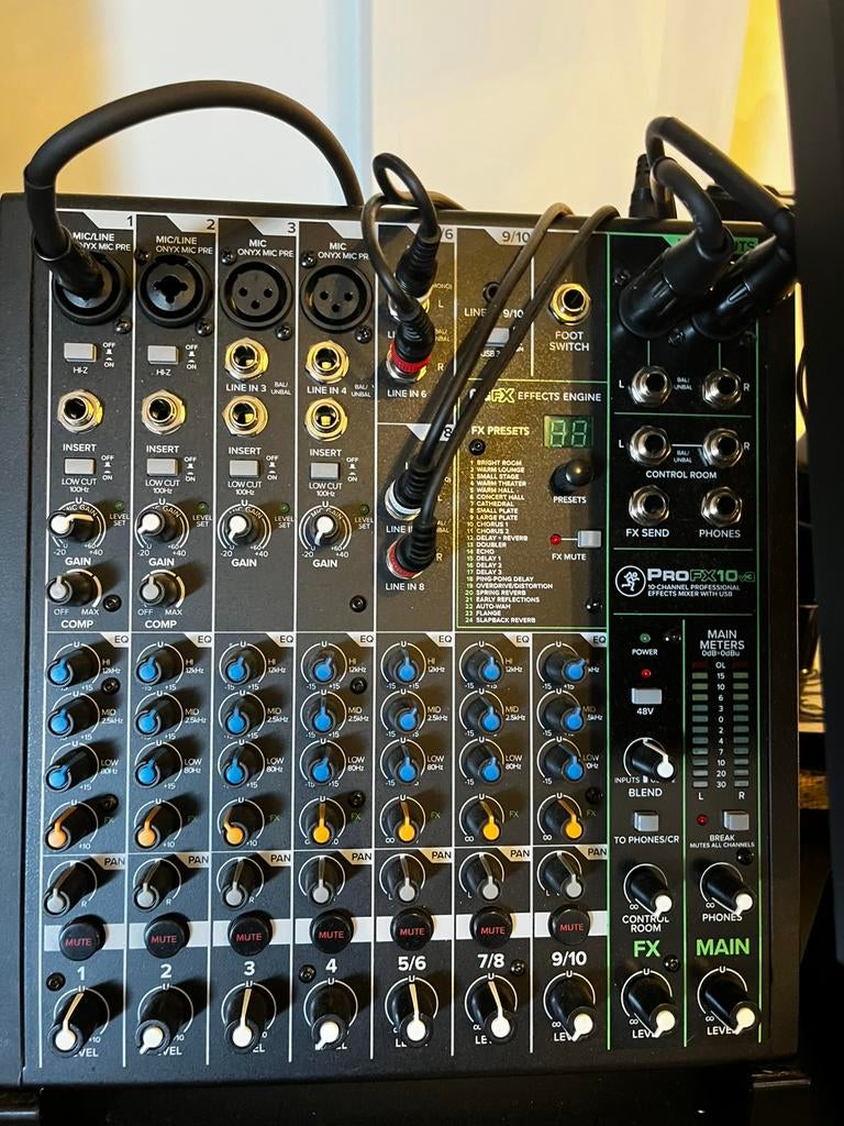 Mackie ProFX10v3 - garantie tot 11-'27, TV, Hi-fi & Vidéo, Enlèvement ou Envoi, Comme neuf