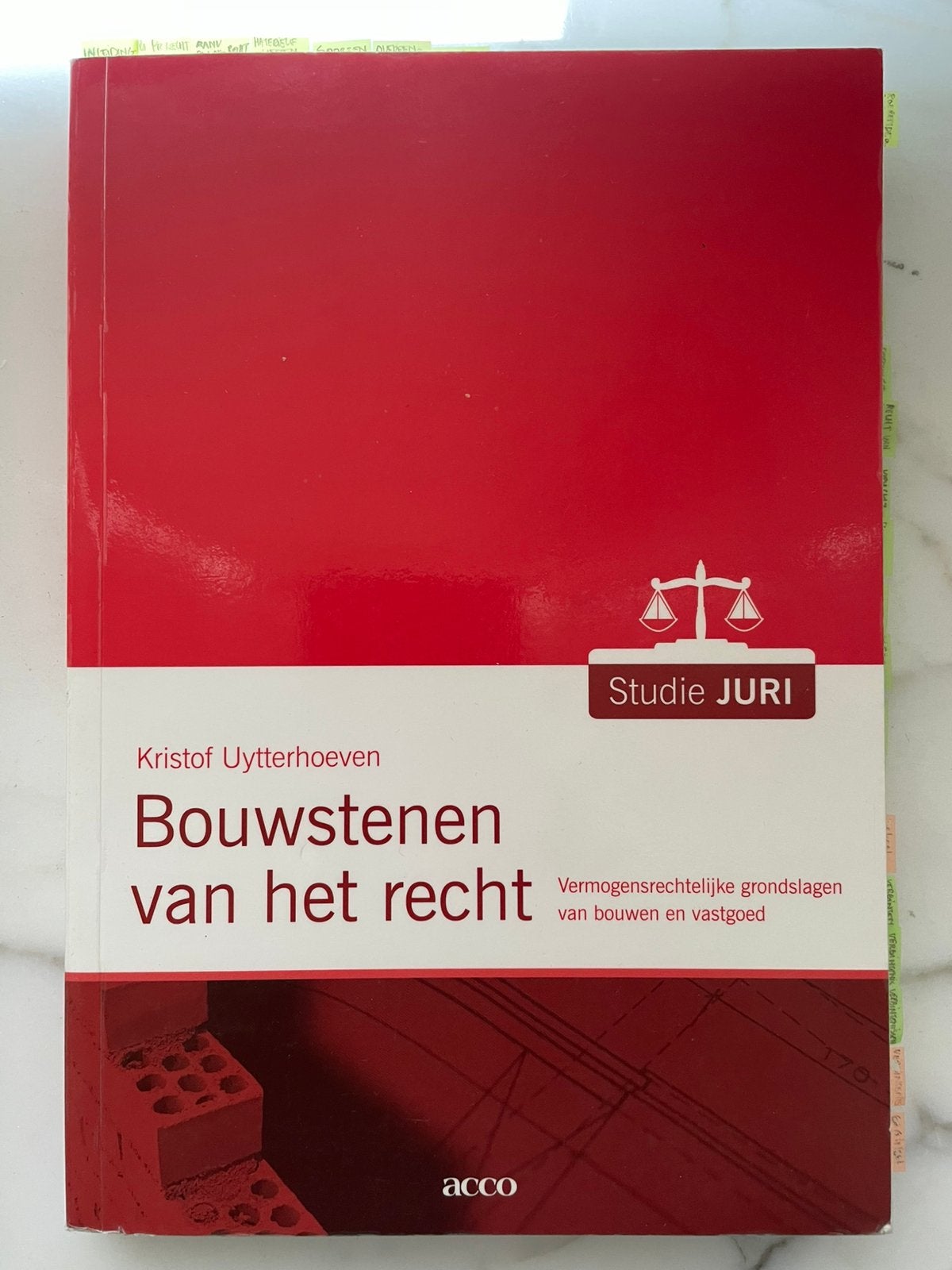 Bouwstenen van het recht, Boeken, Studieboeken en Cursussen, Ophalen of Verzenden, Zo goed als nieuw