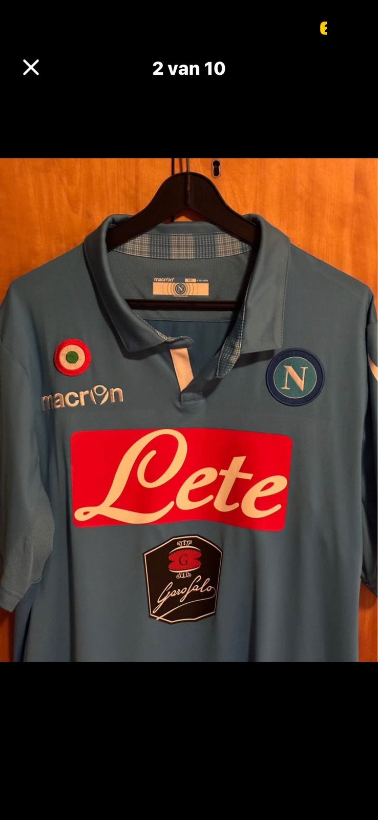 Napoli Shirt Official XXL, Sport en Fitness, Voetbal, Groter dan maat XL, Ophalen of Verzenden, Nieuw, Shirt