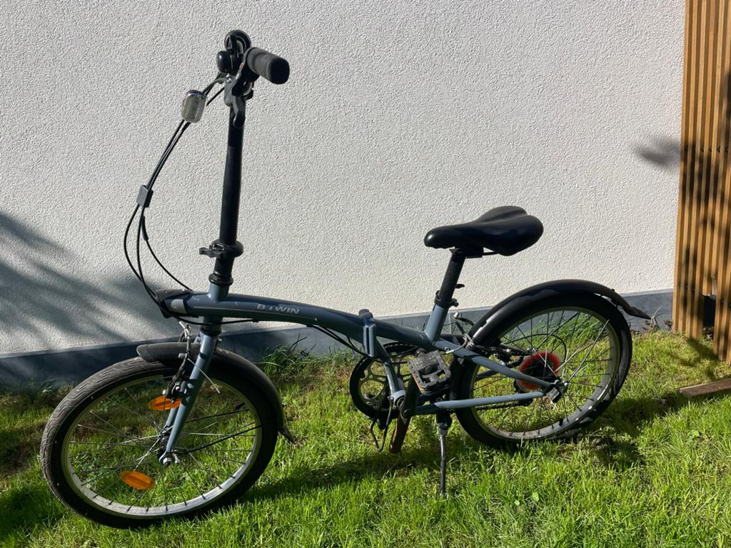 Vouwfiets BTWIN, Fietsen en Brommers, Ophalen, Gebruikt, Totaal opvouwbaar, Overige merken