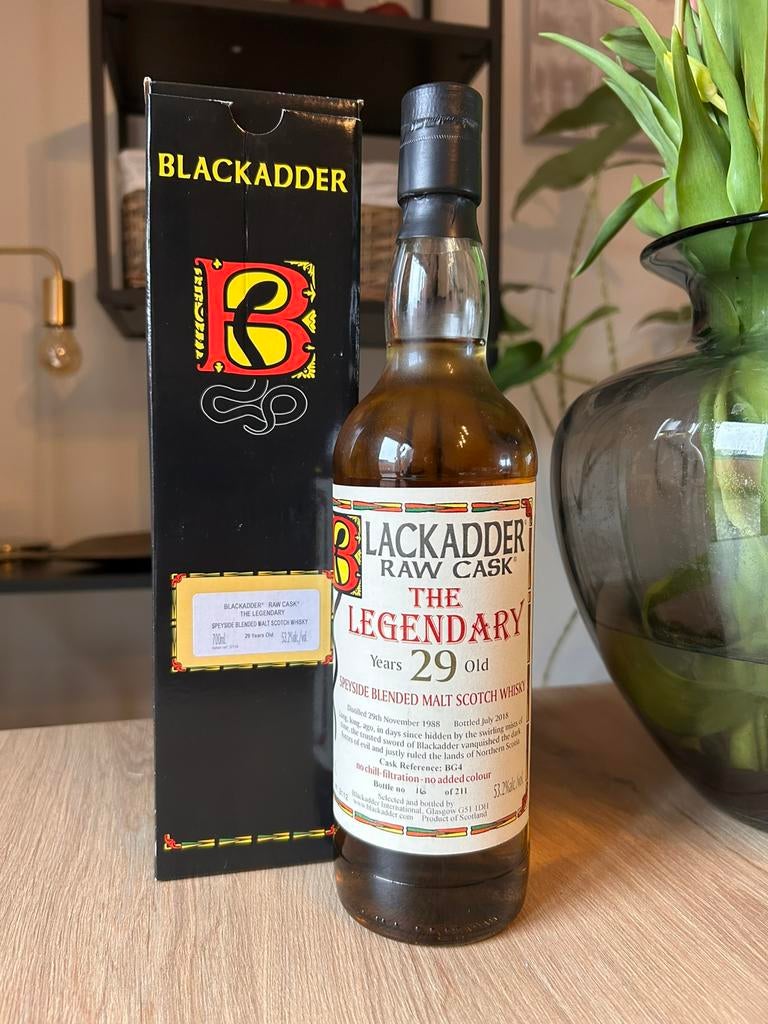 Blackadder raw cask “the legendary” 29Y, Ophalen, Nieuw, Vol