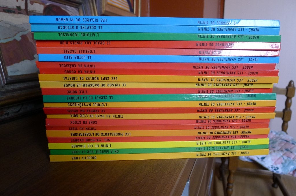 23 BD les aventures de TINTIN (HERGE), Enlèvement