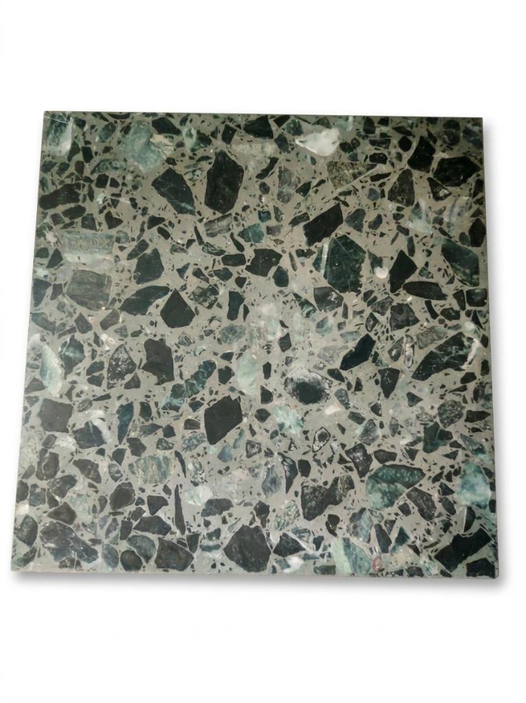 Exclusieve Partij Groene Terrazzo Tegels - 15m² - 20x20, Ophalen, Steen of Klei, Overige typen, Nieuw