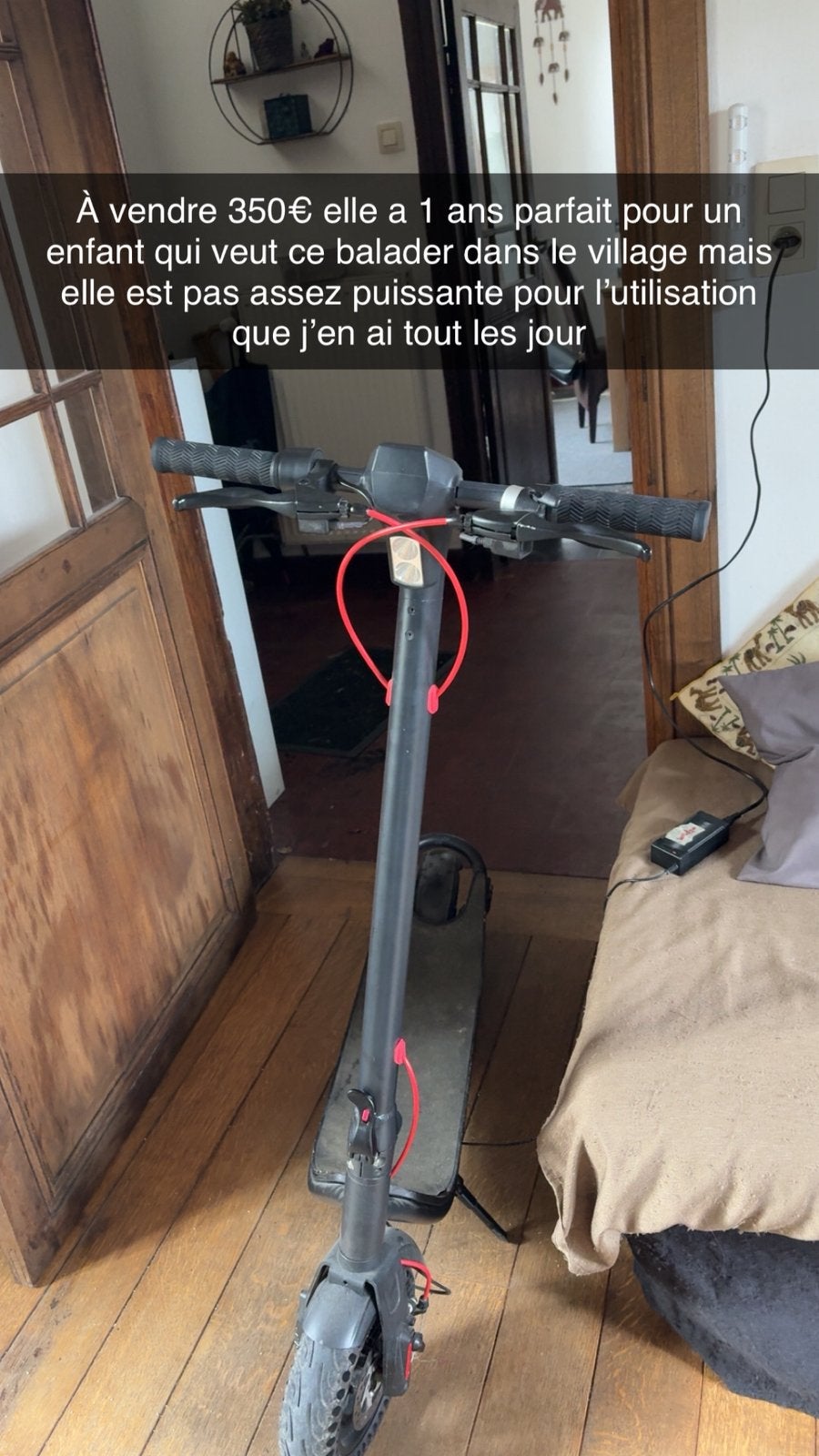 Trotinette a vendre, Vélos & Vélomoteurs, Trottinettes, Enlèvement ou Envoi, Comme neuf